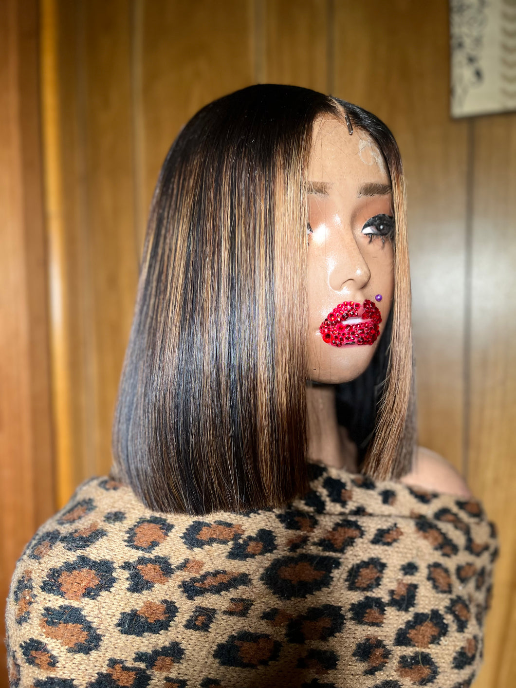 10’premade virgin bob ‘added color’